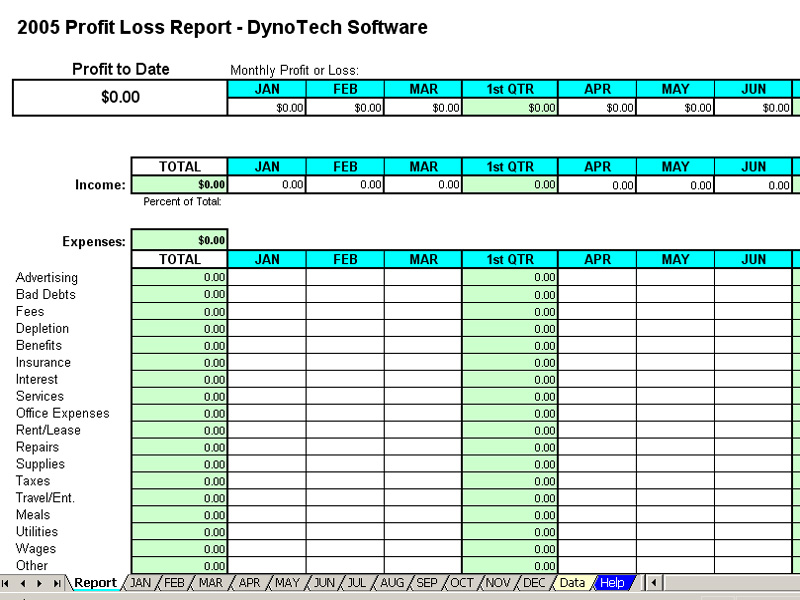 Free Accounting Spreadsheet Templates For Small Business